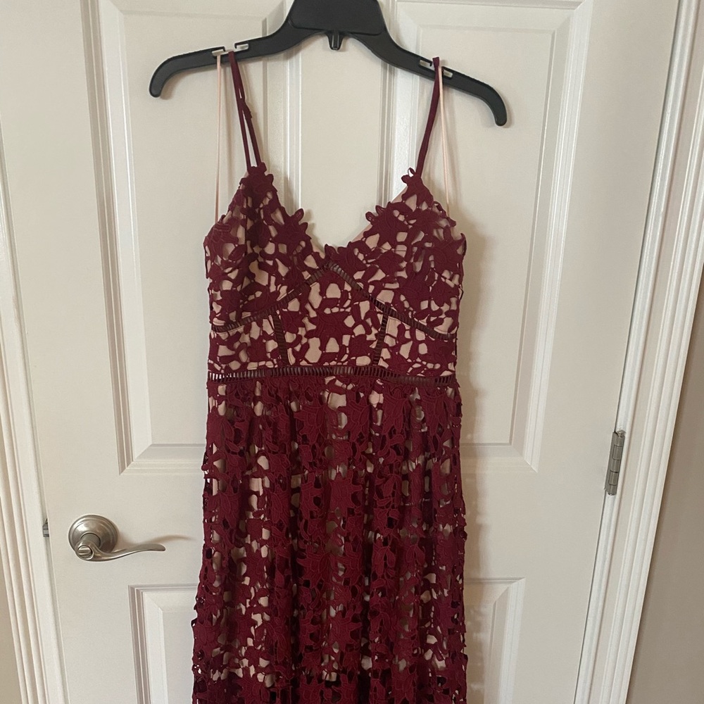 Aqua Lace Dress